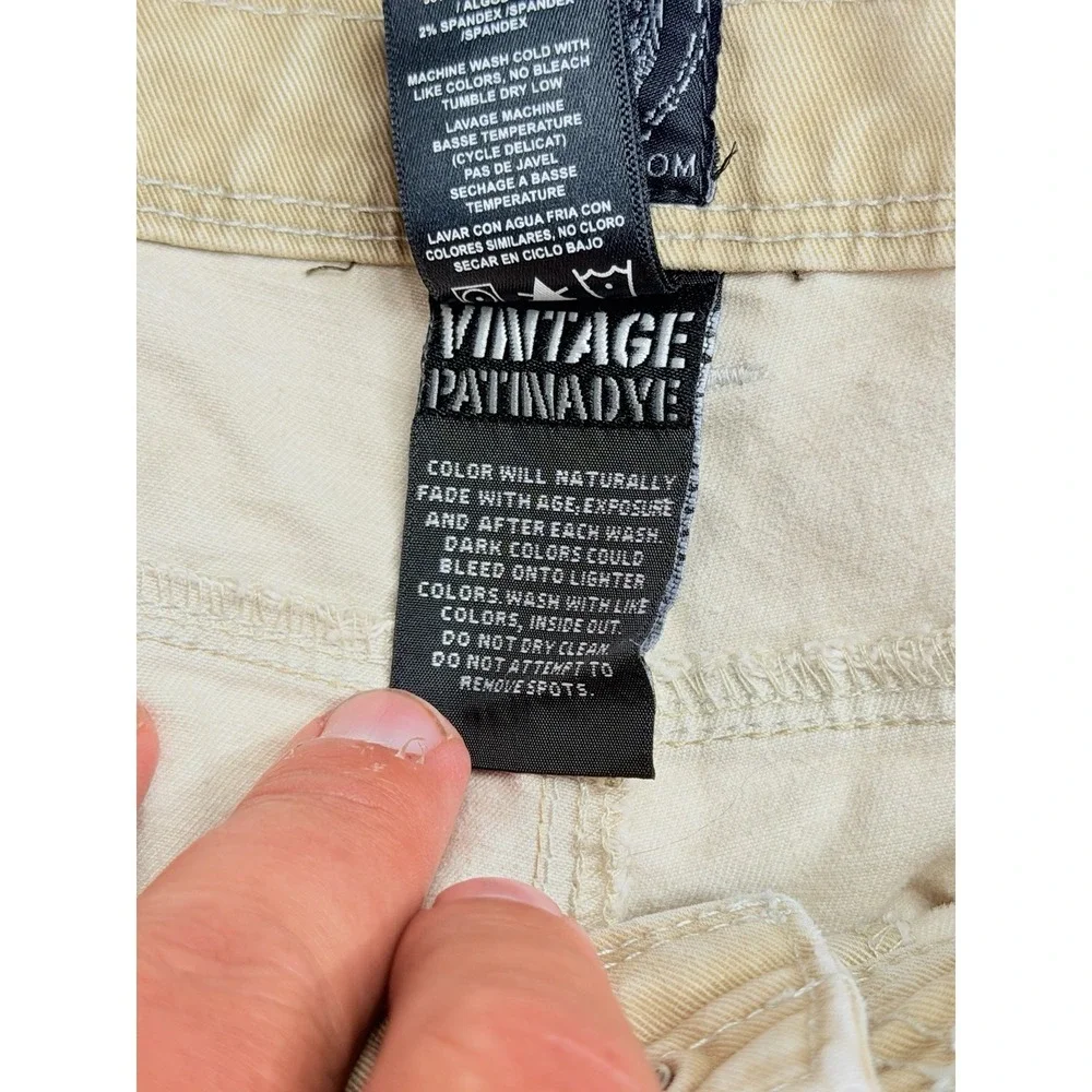 Kuhl Rydr Vintage Patina Dye Pants Men's 38x30 Khaki Hiking Outdoor Work